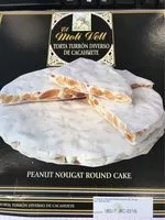 Mängden socker i Torta turron diverso de cacahuète