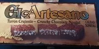 Mängden socker i Turron Crujiente crunchy chocolate nougat