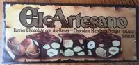 Mängden socker i Turrón chocolate con avellanas