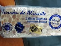 Mängden socker i Turrón de Alicante