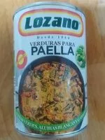 Mängden socker i Verduras para paella