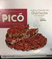 Mängden socker i Torta turron de guirlache