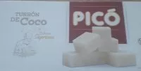 Mängden socker i turron de coco
