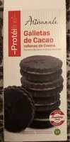 Mängden socker i Galletas de cacao rellenas de crema