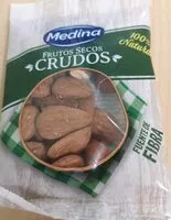 Mängden socker i Frutos secos crudos Almendra