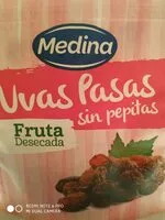 Mängden socker i Uvas pasas sin pepitas