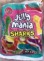 Mängden socker i Jelly Mania Sharks