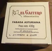 Mängden socker i Fabada asturiana