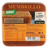 Mängden socker i Dulce de membrillo con fructosa