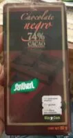 Mängden socker i Chocolate Negro 74% Cacao