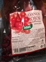 Mängden socker i Arándanos rojos desecados
