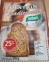 Mängden socker i Dextrin Tradicional