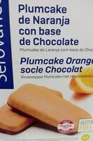 Mängden socker i Plumcake de naranja con base de chocolate
