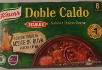 Mängden socker i Caldo Knorr Carne 8 Pastillas 86GR