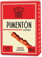 Mängden socker i Pimentón Adobo - Caja 10 sob x 2g