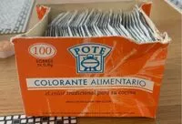 Mängden socker i colorante alimenticio