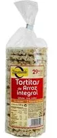 Mängden socker i Tortitas de arroz integral
