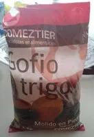 Mängden socker i Gofio de trigo molido en piedra