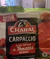 Mängden socker i Carpaccio concassé tomates séchées