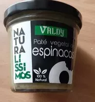 Mängden socker i Paté vegetal de espinacas