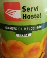 Mängden socker i Mitades de melocotón 0% azúcares