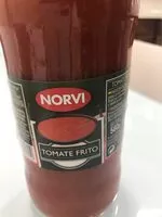 Mängden socker i Norvi tomate frito