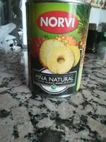 Mängden socker i Piña natural en su jugo sin azúcar añadido