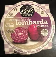 Mängden socker i Crema fría de lombarda y quinoa