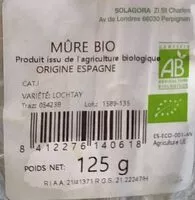 Mängden socker i Mûre bio