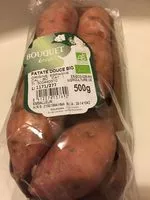Mängden socker i Patate douce bio