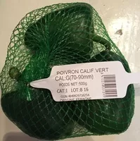 Mängden socker i Poivron Calif Vert Cat. 1