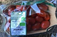 Mängden socker i Tomates cerise olivette bio