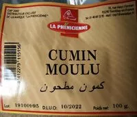 Mängden socker i Cumin moulu