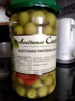 Mängden socker i Aceitunas partidas aliñadas