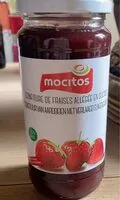Mängden socker i Confiture de fraise allégée en sucres
