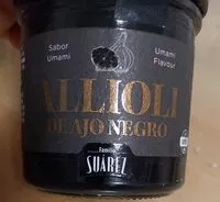 Mängden socker i Alioli de ajo negro