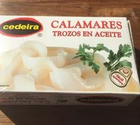 Mängden socker i Calamars en morceaux dans l'hiile d'olive