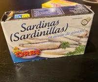 Mängden socker i Sardinas en aceite de girasol