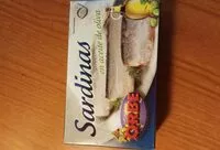 Mängden socker i Sardinas en aceite de oliva