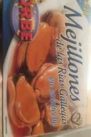 Mängden socker i Mejillones de las rias gallegas en escabeche