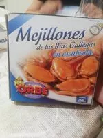 Mängden socker i Mejillones de las rías gallegas