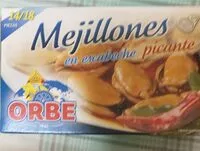 Mängden socker i Mejillones en escabeche