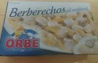 Mängden socker i berberechos al natural