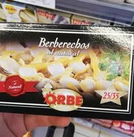 Mängden socker i Berberechos al natural 25/35