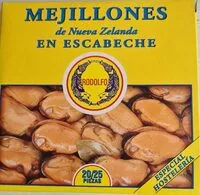 Mängden socker i Mejillones de Nueva Zelanda en escabeche