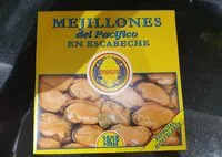 Mängden socker i Mejillones del Pacífico en escabeche
