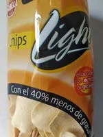 Mängden socker i Chips light