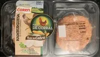 Mängden socker i Hamburguesa de pollo campero y rulo de cabra