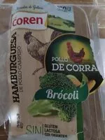 Mängden socker i Hamburguesa de pollo Campero con Brócoli