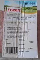 Mängden socker i Hamburguesa